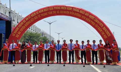 Khánh thành đường ngàn tỉ nối thị xã An Nhơn với đầm Thị Nại ở Bình Định - Ảnh 2. khởi công - Ảnh 10.