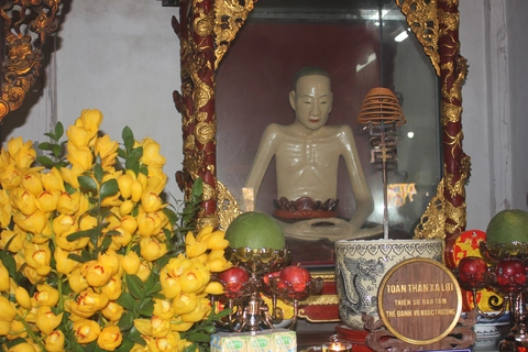 'Ngôi chùa của Hoàng gia' ở Hà Nội có tới hai ‘toàn thân xá lợi’ - Ảnh 1. xá lợi - Ảnh 1.