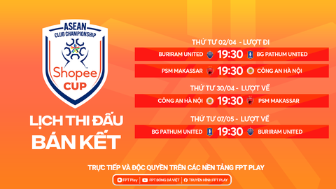 Lịch trực tiếp bán kết Shopee Cup: Công An Hà Nội gặp PSM - Ảnh 1.