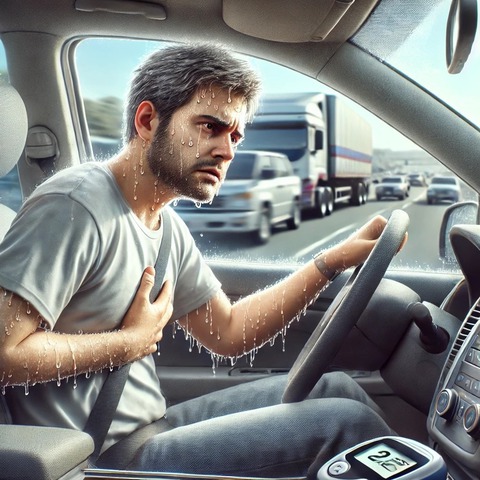 Nguy hiểm nào rình rập khi người bệnh đái tháo đường lái xe ô tô? - Ảnh 1.