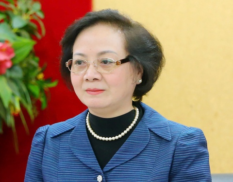 Bộ trưởng Phạm Thị Thanh Trà thông tin về lộ trình thực hiện sáp nhập tỉnh, xã - Ảnh 1.