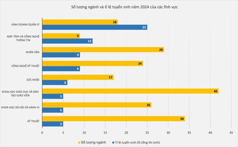 Khối ngành kinh tế tuyển sinh áp đảo kỹ thuật công nghệ, vì sao? - Ảnh 2.
