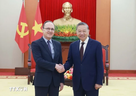 Tổng Bí thư Tô Lâm tiếp Đại sứ Nga tại Việt Nam - Ảnh 1. Nga - Ảnh 1.