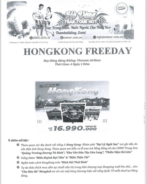 Một công ty du lịch chậm hoàn tiền tour Hong Kong, khách hàng lên tiếng - Ảnh 1.
