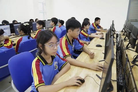 Ngỡ ngàng với cụm trường theo chuẩn quốc gia - Ảnh 4. chuẩn quốc gia - Ảnh 4.