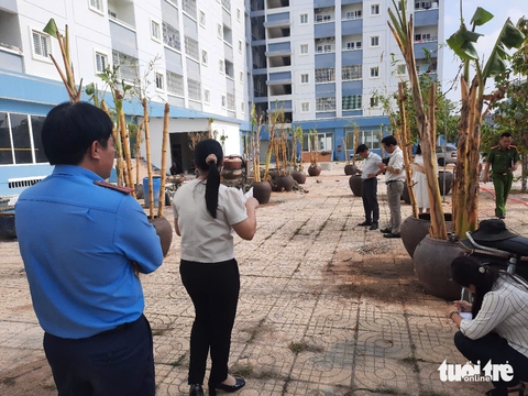 Doanh nghiệp chiếm đất và xây dựng không phép tại chung cư nhà ở xã hội lớn nhất Ninh Thuận - Ảnh 3.