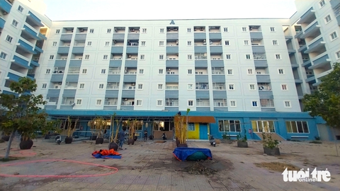 Doanh nghiệp chiếm đất và xây dựng không phép tại chung cư nhà ở xã hội lớn nhất Ninh Thuận - Ảnh 4.