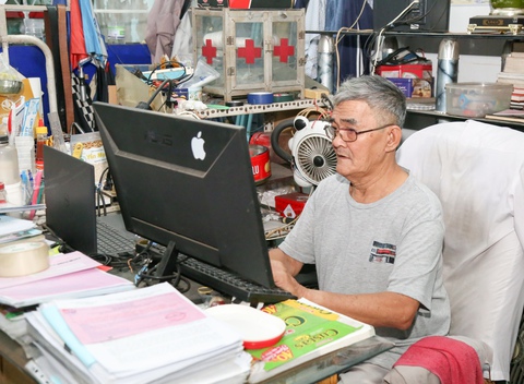 Gặp ông cán bộ ấp 50 năm gắn bó quê hương Bà Điểm - Ảnh 1.