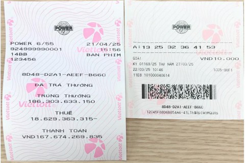 Trúng số Vietlott hơn 186 tỉ đồng, nam thanh niên ở Bình Dương không thể tin nổi - Ảnh 2.