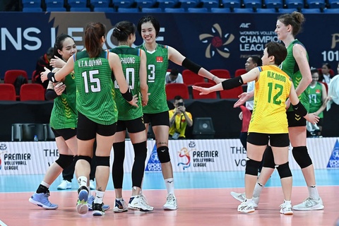 VTV Bình Điền Long An vào tứ kết AVC Champions League sau khi đánh bại đội bóng Iran - Ảnh 1.