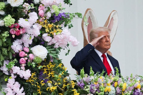 Vợ chồng ông Donald Trump tổ chức Lễ hội lăn trứng Phục sinh tại Nhà Trắng - Ảnh 6. Phục sinh - Ảnh 6.