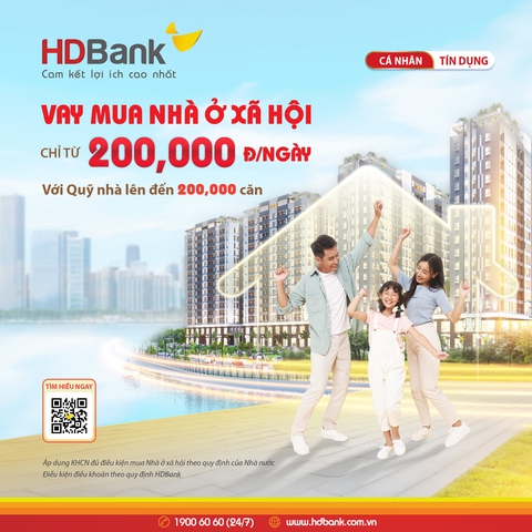 HDBank cho vay mua nhà ở xã hội, trả góp chỉ 200.000 đồng/ngày - Ảnh 2.