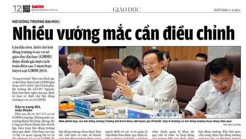 hội đồng trường - Ảnh 1.