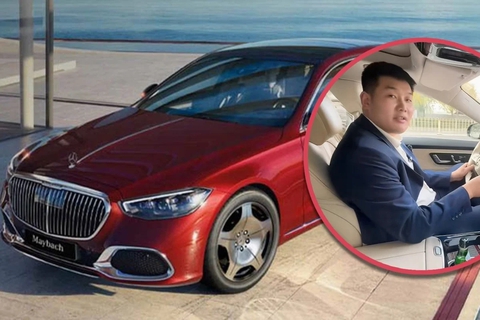 Chạy taxi bằng Maybach, mỗi tháng kiếm hơn 700 triệu - Ảnh 1.