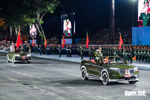Lệnh phát rền vang, sơ duyệt diễu binh, diễu hành bắt đầu - Ảnh 19. sơ duyệt - Ảnh 16.