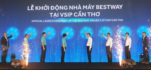 Khởi động nhà máy 300 triệu USD tại Khu công nghiệp VSIP Cần Thơ - Ảnh 1.