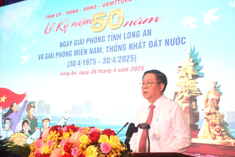 Long An tổ chức nhiều chương trình hướng tới kỷ niệm 50 năm ngày thống nhất đất nước - Ảnh 3.