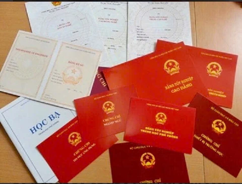 Phát hiện giáo viên mua bằng, chứng chỉ giả của nhiều trường sư phạm - Ảnh 1. bằng giả - Ảnh 1.