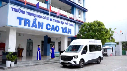Trường THCS-THPT Trần Cao Vân sẵn sàng đón học sinh năm học mới - Ảnh 3.
