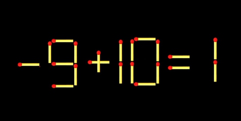 Thử tài IQ: Di chuyển một que diêm để 9+18=1 thành phép tính đúng - Ảnh 1.