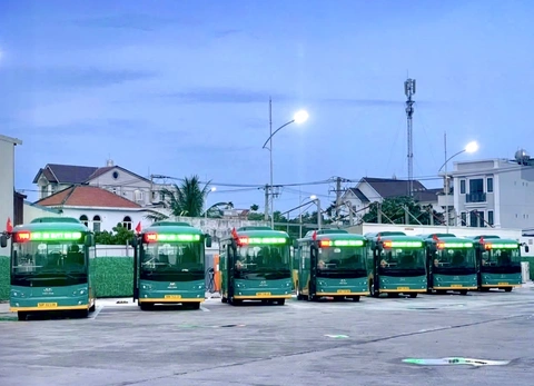TP.HCM thêm buýt điện kết nối vào nhà ga T3 Tân Sơn Nhất - Ảnh 1.
