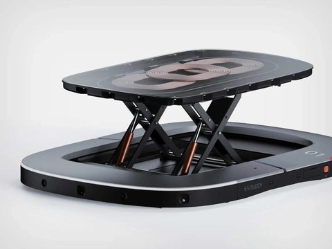 EV.BUDDY: Robot sạc không dây tự động cho xe điện - Ảnh 1.