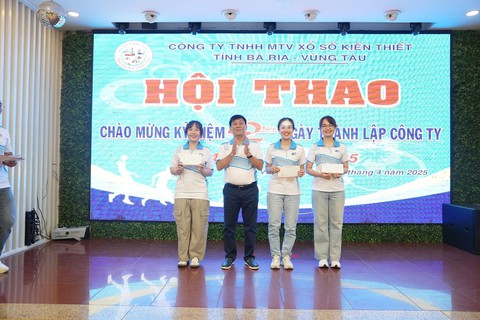 Hội thao chào mừng ngày thành lập Công ty Xổ số kiến thiết tỉnh BR - VT - Ảnh 3.