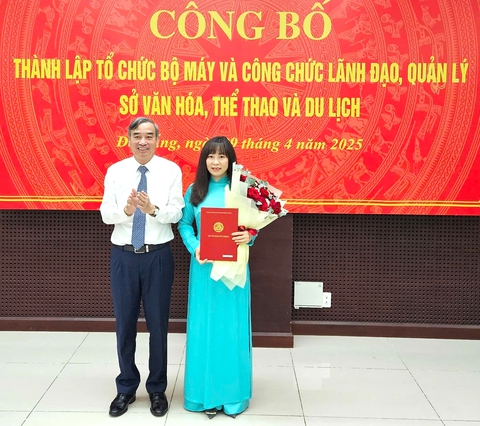 Hợp nhất 2 sở, Đà Nẵng có giám đốc Sở Văn hóa, Thể thao và Du lịch mới - Ảnh 1.