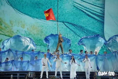 Tổng Bí thư và lãnh đạo Đảng, Nhà nước cùng lãnh đạo các nước dự chương trình Mùa xuân thống nhất - Ảnh 13.