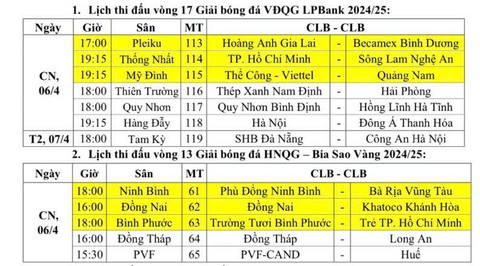 Dời lịch thi đấu V-League vòng 17 và Giải hạng nhất vòng 13 - Ảnh 3. v-league - Ảnh 3.