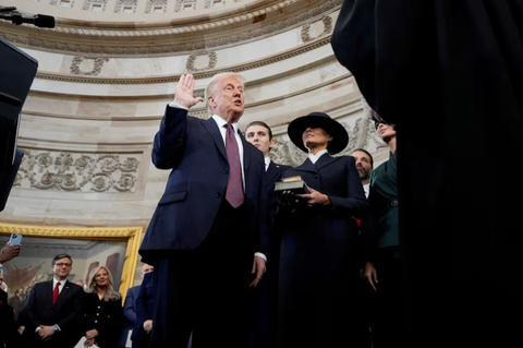 Tròn 100 ngày ông Trump trở lại Nhà Trắng - Ảnh 2.