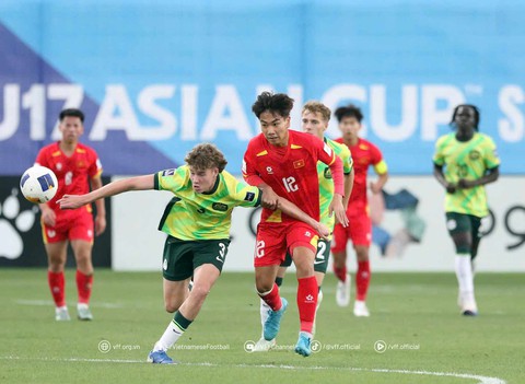 U17 Việt Nam chia điểm với U17 Úc ở trận ra quân Giải U17 châu Á 2025 - Ảnh 1.