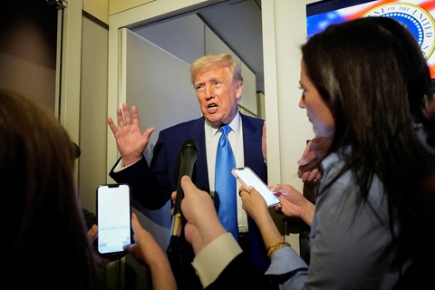 Ông Trump và đội ngũ phát biểu mâu thuẫn chuyện đàm phán thuế quan - Ảnh 1. thuế quan - Ảnh 1.