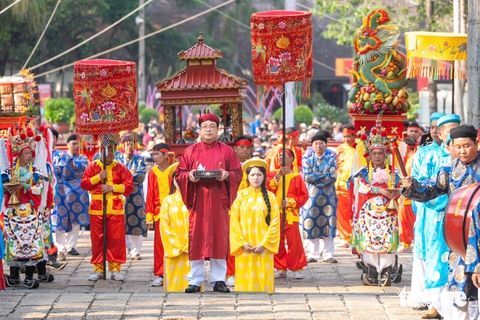 Lãnh đạo TP.HCM dâng hương giỗ Tổ Hùng Hương tại Đền tưởng niệm các Vua Hùng - Ảnh 8. giỗ Tổ Hùng Hương - Ảnh 7.