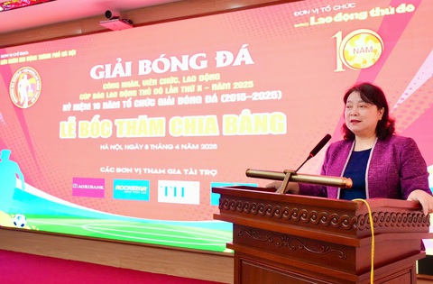17 đội bóng sẽ tranh tài trong Cúp báo Lao động thủ đô 2025 - Ảnh 1. lao động - Ảnh 1.