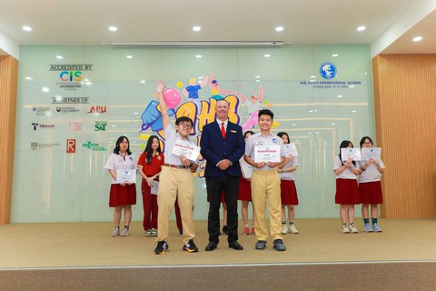 Học sinh Asian School chinh phục học bổng tại AHS Challenge 2025 - Ảnh 1.