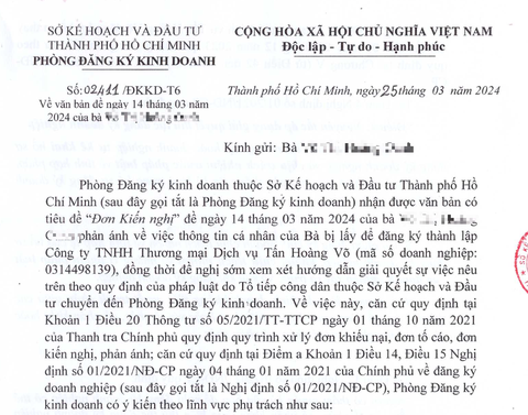 Sớm phát hiện bị lấy tên làm giám đốc công ty 'ma', vẫn không tránh được bị cấm xuất cảnh - Ảnh 4.