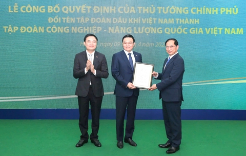 Chính thức chuyển đổi tên Tập đoàn Công nghiệp - Năng lượng quốc gia Việt Nam - Petrovietnam - Ảnh 1.