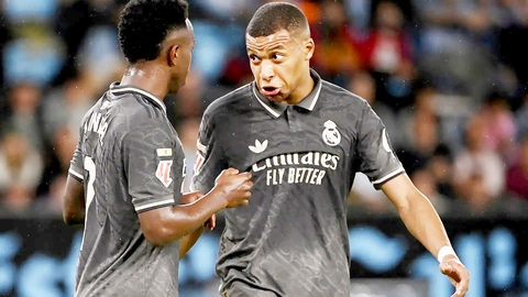 Mbappe và Vinicius ôm nhau cùng… chìm - Ảnh 1. Mbappe - Ảnh 1.