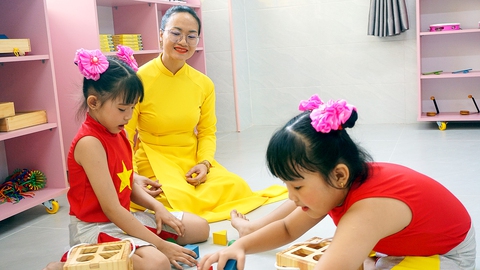 TP.HCM thêm một trường mầm non khánh thành chào mừng 50 năm thống nhất đất nước - Ảnh 1.