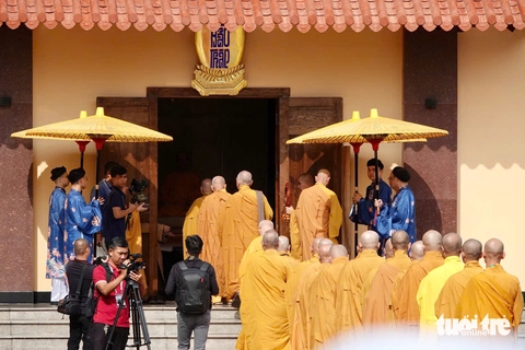 Cung thỉnh, tôn trí xá lợi trái tim Bồ tát Thích Quảng Đức tại tháp Đa Bảo - Ảnh 6. Thích Quảng Đức - Ảnh 6.