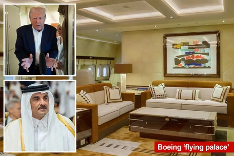 Rộ tin Qatar sắp tặng 'biệt thự bay' Boeing 747-8 cho ông Trump - Ảnh 1.