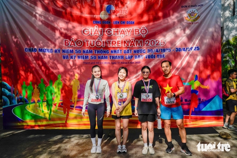 230 VĐV hào hứng tranh tài ở Giải chạy bộ báo Tuổi Trẻ 2025 - Ảnh 6.