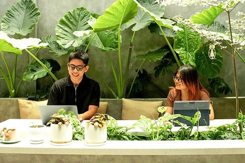 Co-working Việt - điểm đến hấp dẫn của dân 'du mục kỹ thuật số' - Ảnh 1. co-working - Ảnh 1.