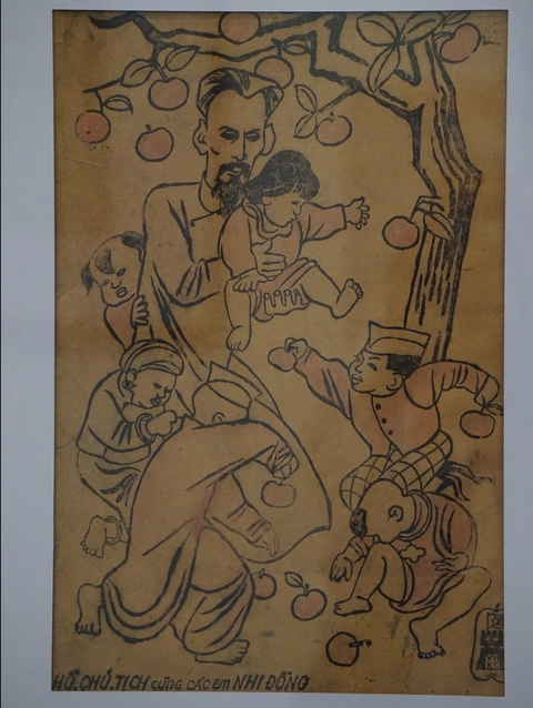 David Thomas, cựu binh Mỹ vẽ Bác Hồ - Ảnh 4. Bác Hồ - Ảnh 4.