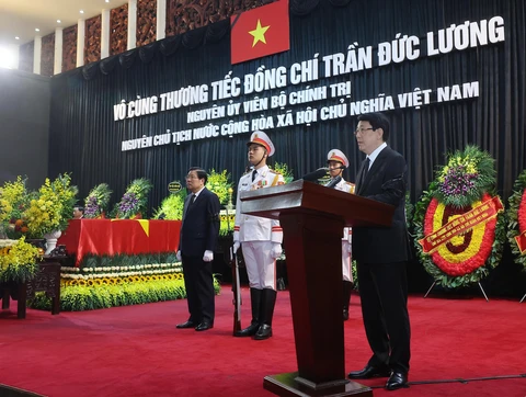 Lễ truy điệu nguyên Chủ tịch nước Trần Đức Lương - Ảnh 3. Trần Đức Lương - Ảnh 2.