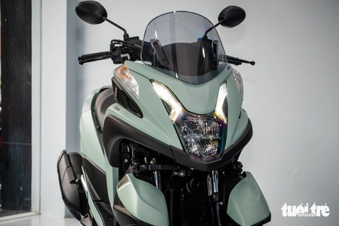 Yamaha Tricity 155 về Việt Nam: Bánh kép phía trước cho người người thích 'độc lạ', giá quy đổi từ 103 triệu đồng- Ảnh 7. Yamaha Tricity 155 - Ảnh 6.