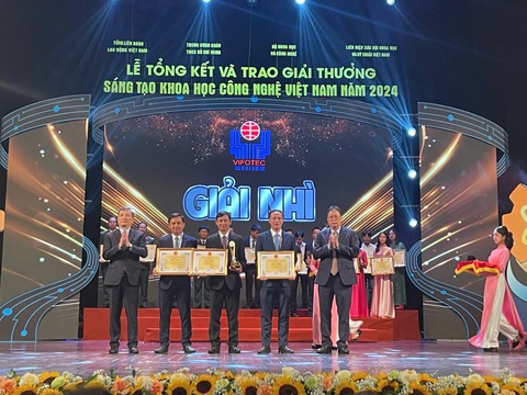 EVNCPC giành 5 giải thưởng 'Sáng tạo khoa học công nghệ Việt Nam 2024' - Ảnh 1.