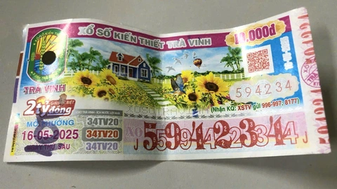 vé số giả - Ảnh 1.