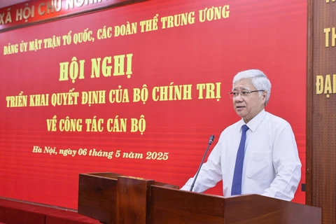 Ông Nguyễn Thái Học làm phó bí thư Đảng ủy Mặt trận Tổ quốc, các đoàn thể Trung ương - Ảnh 3.
